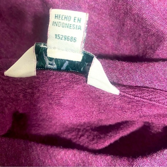 Orvis Women Size Medium Cozy Pullover Soft Crewneck Sweatshirt Beautiful Purple - Picture 6 of 10